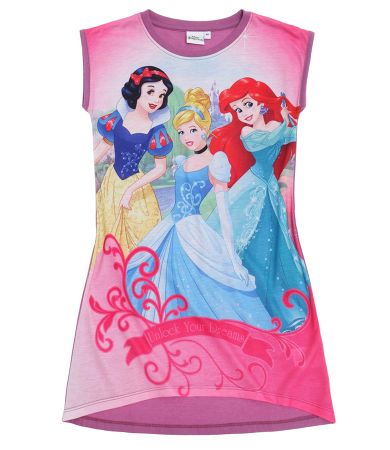 Disney Princess Nočná košeľa fuchsia, veľkosť 104